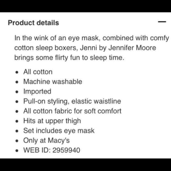 Jenni by Jennifer Moore Boxer Pajama Shorts Jr XS - Picture 4 of 4